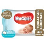 Huggies Toallitas Humedas  Puro Y Natural x 48 Unidades #1