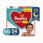 Pampers Pañales Supersec Plus (54 Unidades) Xxg #1