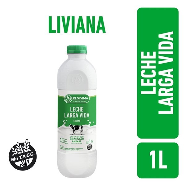 Leche Uat Desc La Serenisima 1% Bot 1 L #1