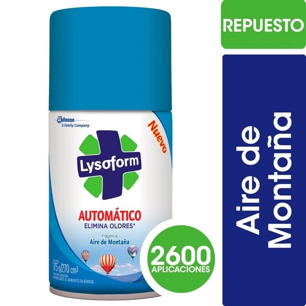 Lysoform Repuesto Aromatizador Aire de Montaña 270 ml alt