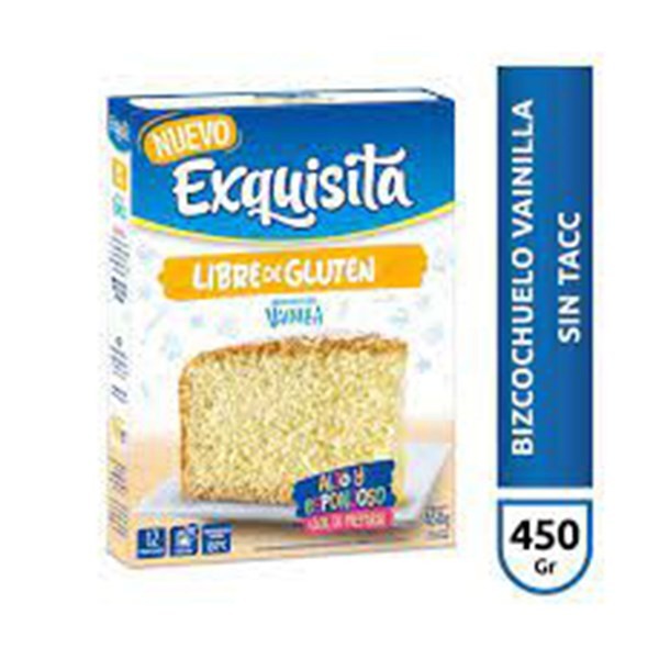 Bizcochuelo Sin Tacc Exquisita De Vainilla 450 G. #1