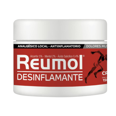 Reumol | Crema 150 g | Alcanfor + Mentol + Acido Salicílico alt