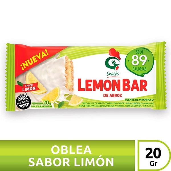 Barra Gallo Snacks Lemonbar 20 Xgr