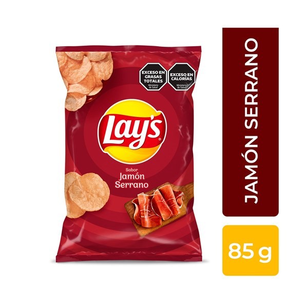 Papas Fritas Lays Sabor Jamón Serrano 77 G. #1