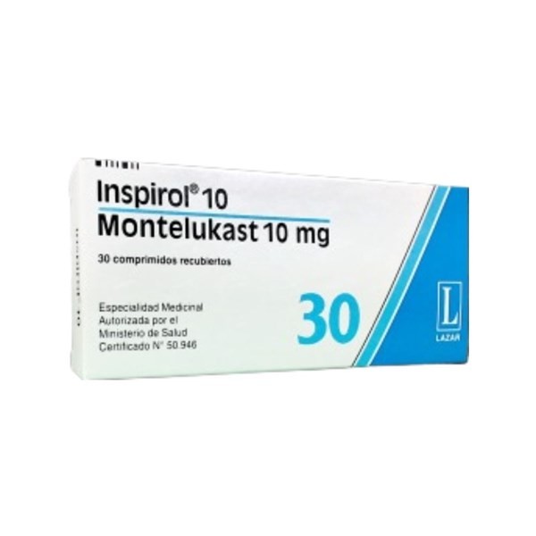 Lazar Inspirol Montelukast 10 Mg x 30 Comp Recubiertos #1