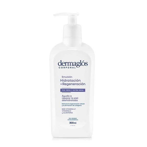 Emulsión Corporal Dermaglós Hidratación + Regeneración 300ml