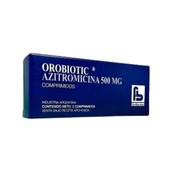 Fortbenton Orobiotic Azitromicina 500 Mg x 3 Comp #1