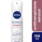 NIVEA Deo Antitranspirante Aerosol Women Milk Sensitive | 150 ml #2