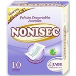 PAÑALES JUVENIL CON GEL 20 A 45KG X 10U #1