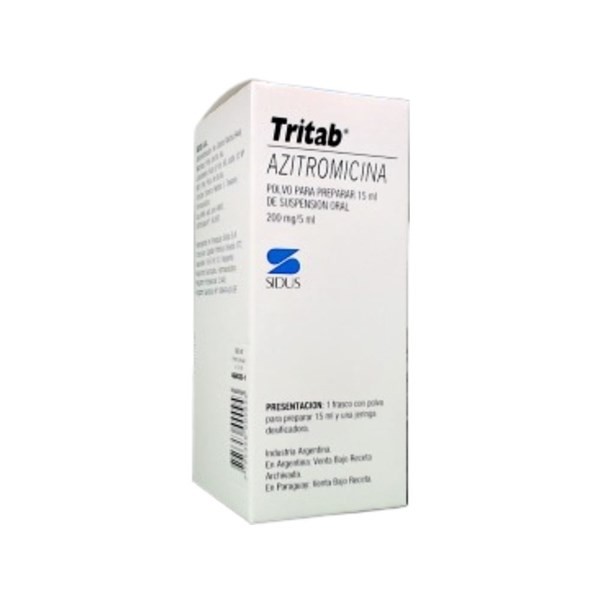 Sidus Tritab Suspension Oral Azitromicina x 15 ml #1