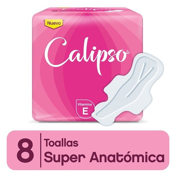 Toallas Femenina Calipso Super Anatómicas x8 alt