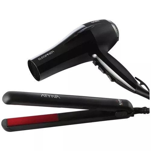 Ga.Ma Pack Plancha Cp9 Attiva + Secador Eleganza #1