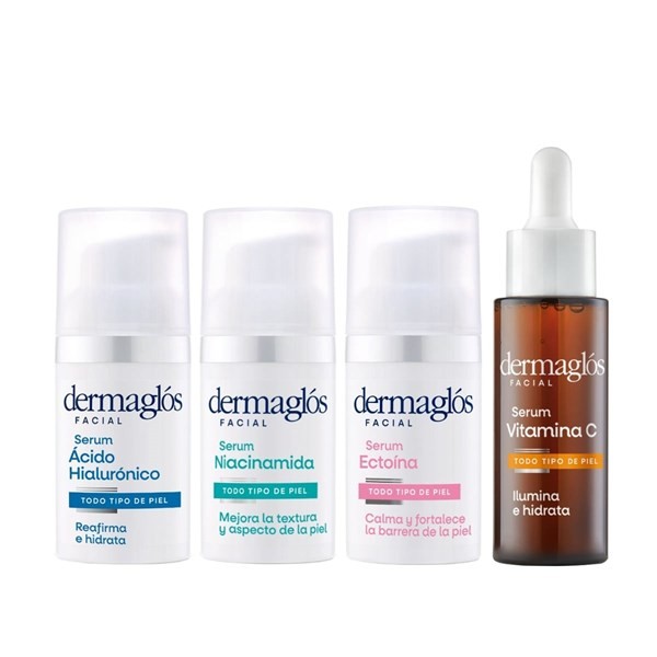 Kit Facial Dermaglós Serums Completo Tamaño 4 Unid #1