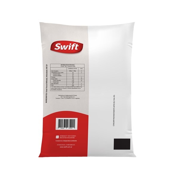 Grasa Vacuna Refinada Swift 1 kg. alt