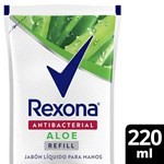 Jabon Liquido Rexona Antibacterial Aloe Refill X 220 Ml #1