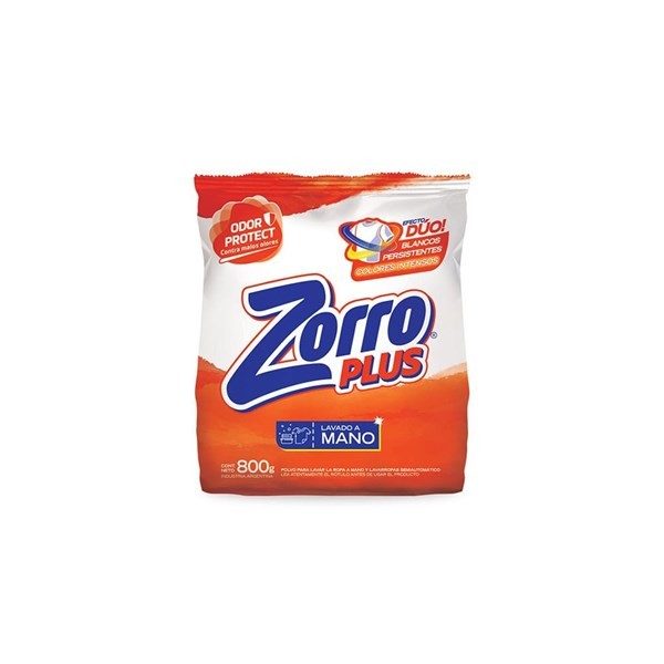 Detergente Polvo Zorro Clásico 800 G X 20u #1