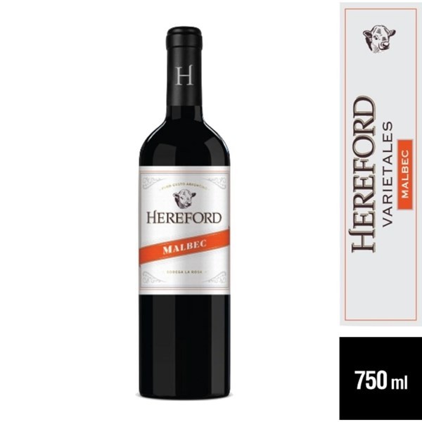 Vino Tinto Malbec Hereford 750 Ml #1