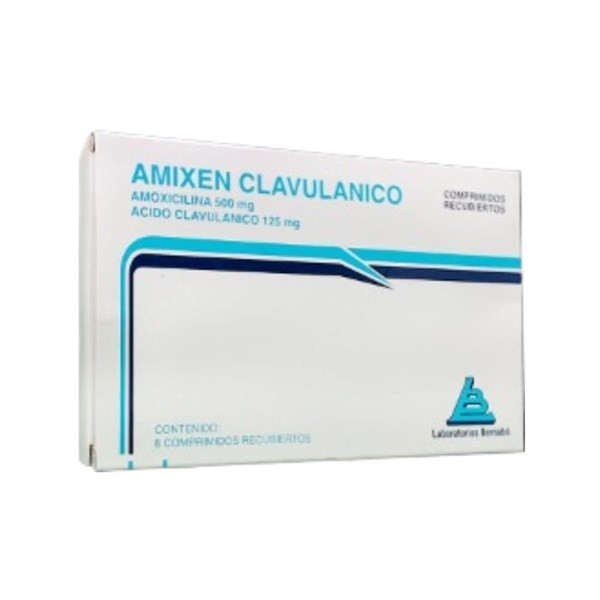 Bernabo Amixen Amoxicilina + Clavulanico 500 Mg x 8 Comp Recubiertos #1