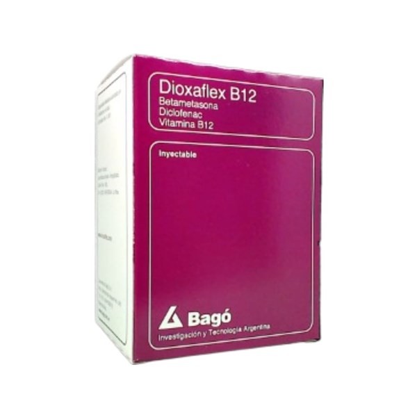 Bagó Dioxaflex B12 Diclofenac + Betametasona Inyectable Ampolla x 6 #1