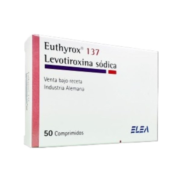 Elea Euthyrox Levotiroxina 137 Mcg x 50 Comp Birranurados #1