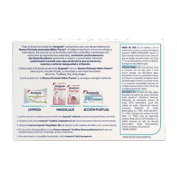 Asepxia Jabón Exfoliante 100 Gr alt