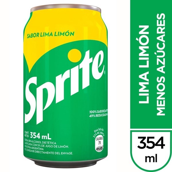 Gaseosa Sprite Lima-Limón 354 Ml #1