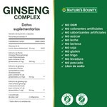 Nature's Bounty Ginseng Complex Con Vitamina B12 75 cápsulas #3