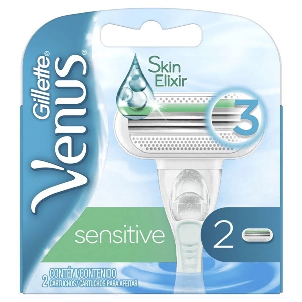 Gillette Cartuchos Para Afeitar Venus Divine Sensitive (2 Unidades) alt