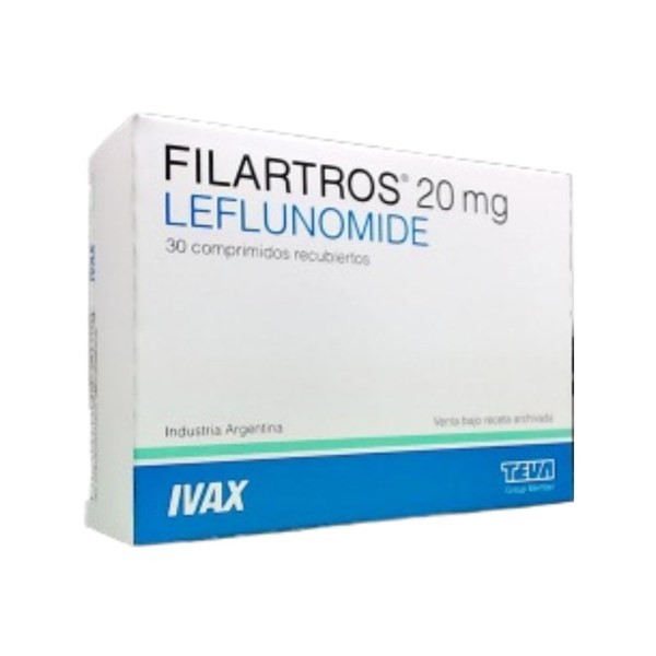 Teva Filartros Leflunomida 20 Mg x 30 Comp Recubierto #1