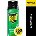 Raid Insecticida en Aerosol Mata Polillas Y Larvas 360 ml #1