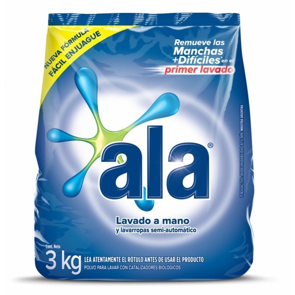 Ala Jabon en Polvo Lavado a Mano 3 kg alt