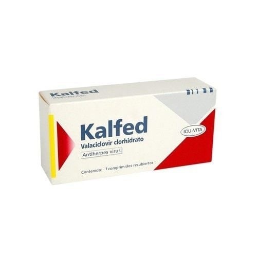 Kalfed 500 Mg | 7 Comprimidos | Valaciclovir  #1