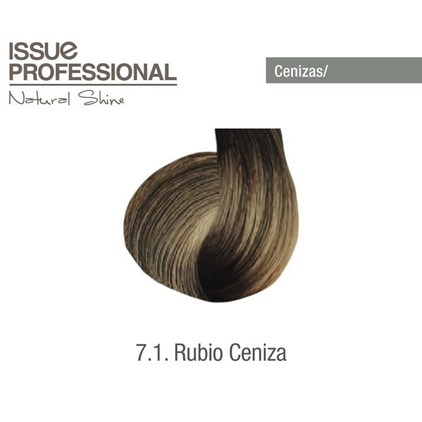 Issue Tintura Profesional Nat Shine Pomo Ammonia Free Color N°7.1 Rubio Ceniza alt