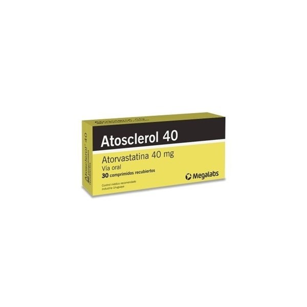 Atosclerol 40 mg | 30 Comprimidos | Atorvastatina #1