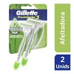 Máquinas Para Afeitar Gillette Prestobarba3 Sensitive Desechables x 2 un #2