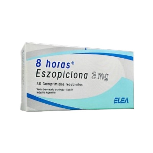 Elea 8 Horas Eszopiclona 3 Mg x 30 Comp #1