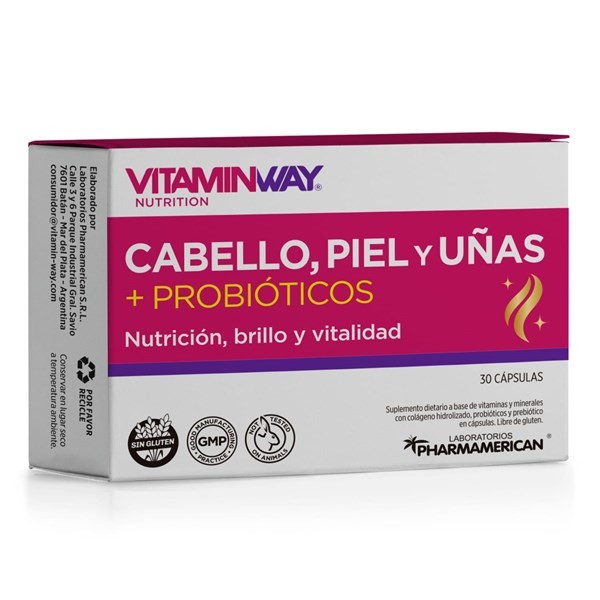 Vitamin Way Cabello Piel Uñas + Probióticos #1