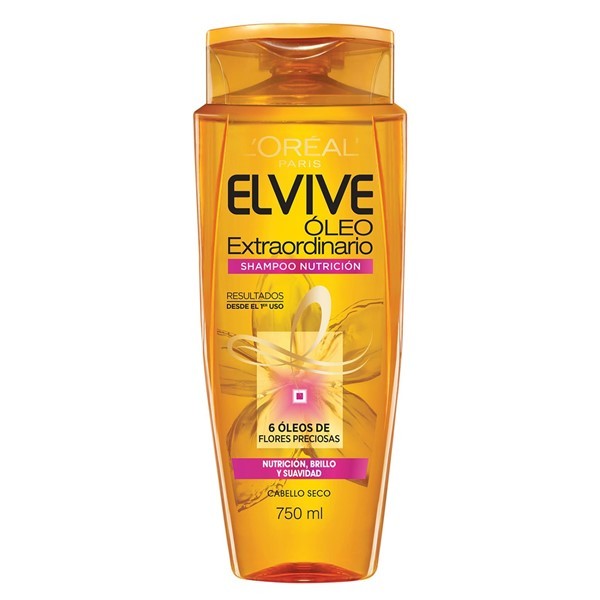 Elvive Óleo Extraordinario Shampoo Nutrición 750ml #1