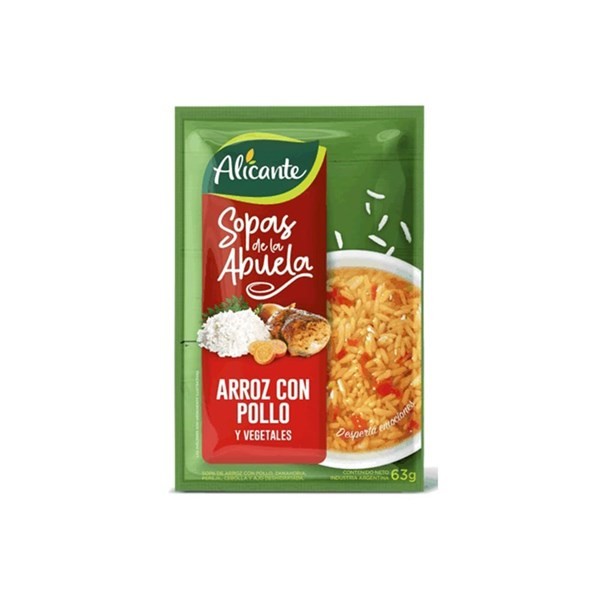 Sopa Alicante Pollo/Arroz/Veg 63 xg #1