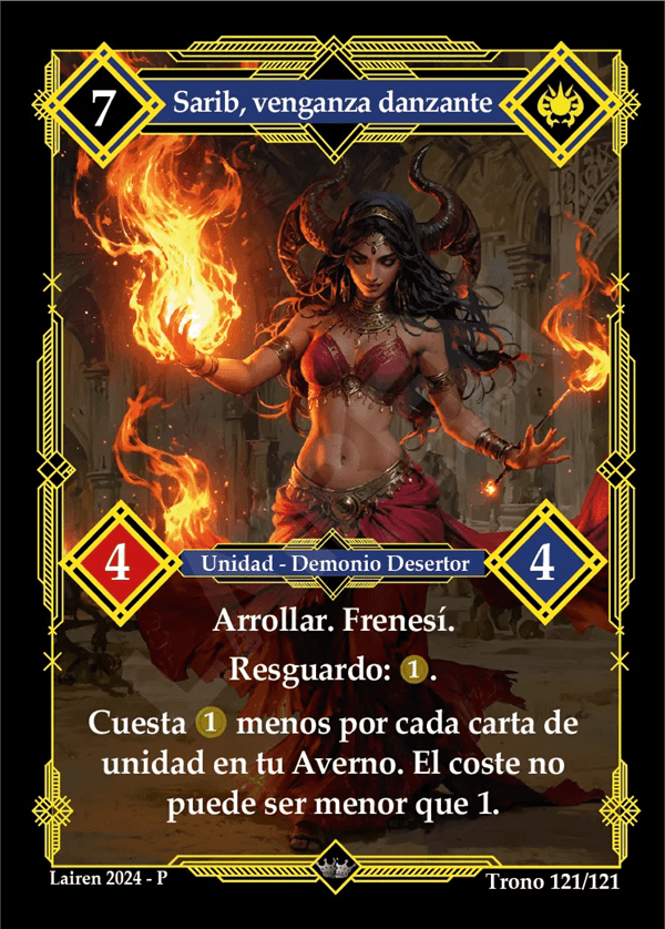 121 Sarib, Venganza Danzante - Coste 7