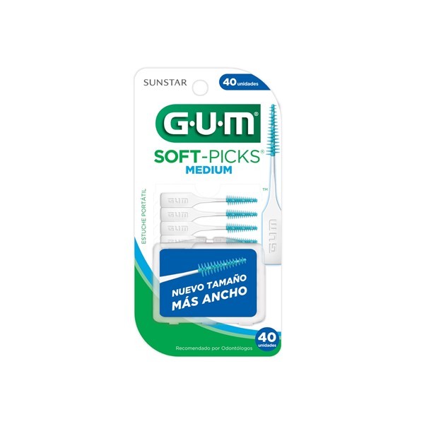 Gum Palillos Soft Picks Medium X 40u #1