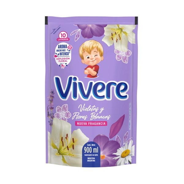 Suavizante Vivere Violetas Y Flores Dp 900 Cc. alt