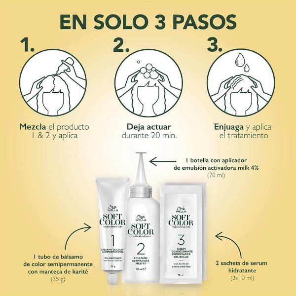 Tinta Soft Color Wella New N° 64 Cobre Oscuro #1