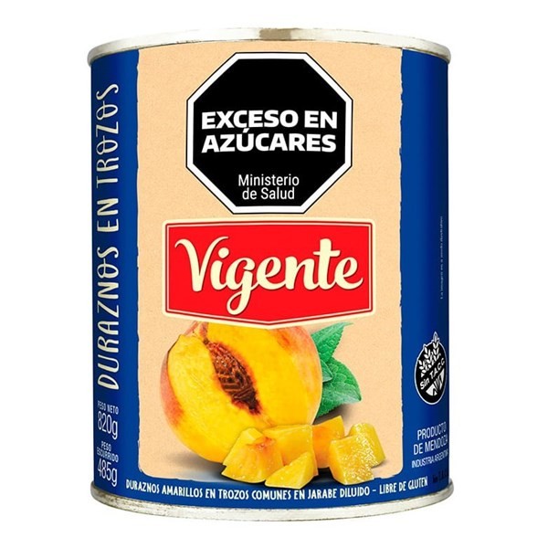 Duraznos en Trozo Vigente 820 gr #1