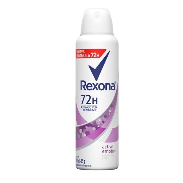Desodorante Antitranspirante Rexona Active Emotion En Aerosol 150 Ml alt