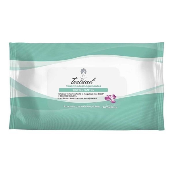 Teatrical Toallitas de Limpieza Humectantes (40 Unid) alt