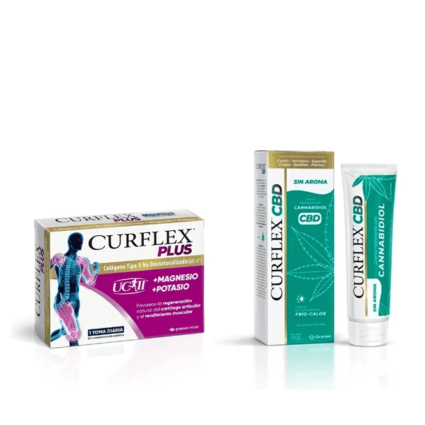 Combo Curflex Plus X 30 Comp Y Curflex® Cbd Con Aroma X 100gr