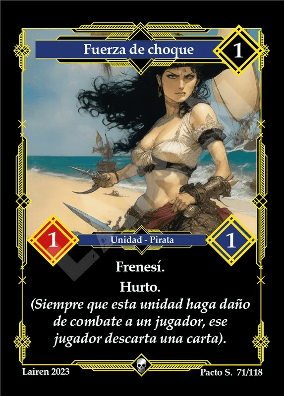 071 Fuerza De Choque 1ra Edicion - Coste 1