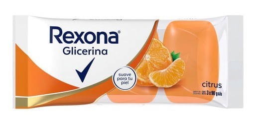 Jabón en Barra Rexona de Glicerina Citrus x 3 un x 90 g alt