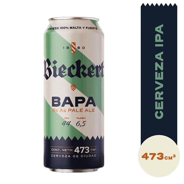 Cerveza Bieckert Bapa Lata 473 ml #1